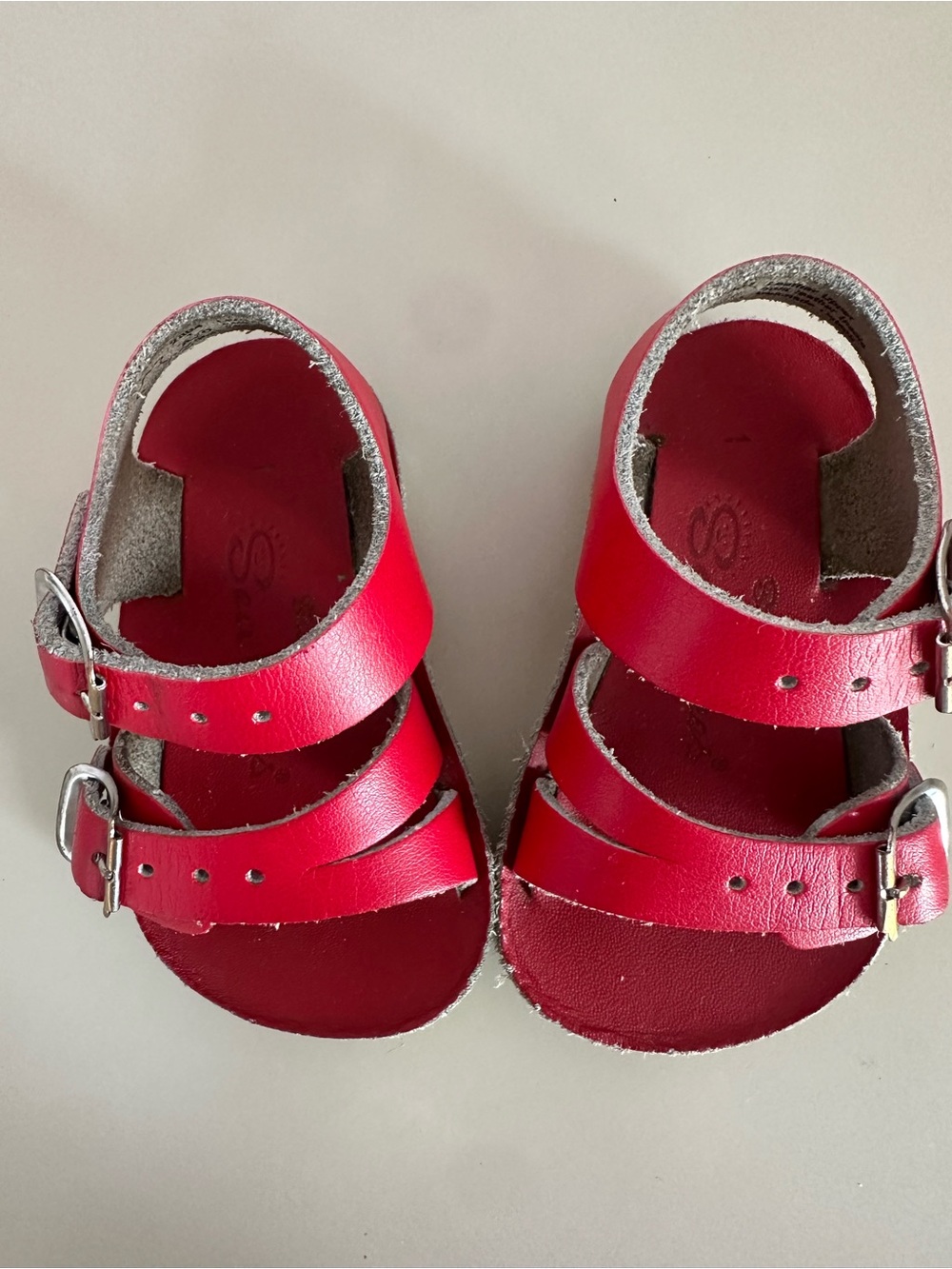 Sun-San Sea-Wee Red Sandals